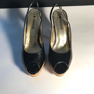 Black patent platforms